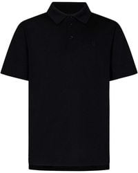 Givenchy - Short-Sleeved Cotton Pique Polo Shirt W - Lyst