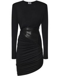 ANDAMANE - Ursula Viscose Mini Dress - Lyst