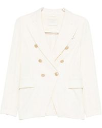 Circolo 1901 - Cotton Double-Breasted Jacket - Lyst