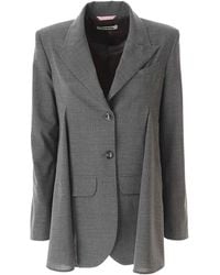 Vivetta - Light Wool Blazer With Slices - Lyst