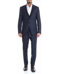 KARL LAGERFELD - Two-Button Wool Dress - Lyst