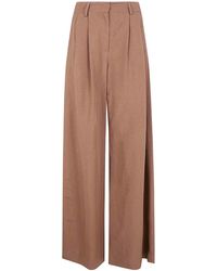 DR. HOPE - Wide Leg Pince Trousers - Lyst