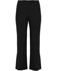 Alberta Ferretti - Viscose Blend Knit Trousers - Lyst