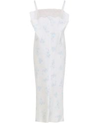 Carven - Lingerie Midi Dress - Lyst