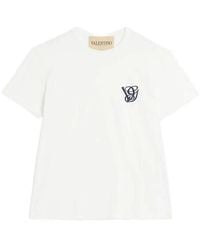 Valentino - 'Vltn' Print Regular T-Shirt - Lyst