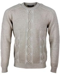 Kiton - Cable Knit Cashmere Sweater - Lyst