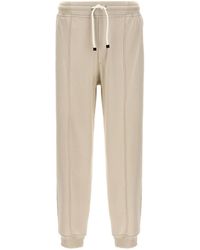 Brunello Cucinelli - Central Stitching joggers - Lyst