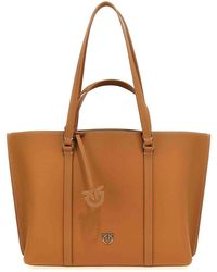 Pinko Carrie Big Shopping Bag in Pink | Lyst