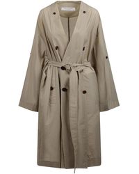 Philosophy Di Lorenzo Serafini - Trench Coat With Buttons - Lyst