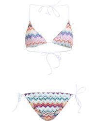 Missoni - Triangle Bikini Set - Lyst