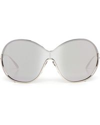 Alaïa - Butterfly Metal Sunglasses - Lyst
