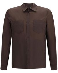 Herno - Double Layer Ripstop Nylon Shacket - Lyst