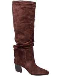 Jimmy Choo - Suede Knee-High Boot - Lyst
