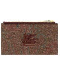Etro - Paisley Pouch With Logo - Lyst