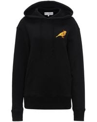 JW Anderson - Cotton Logo-Embroidered Hoodie - Lyst