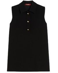 Max Mara - Cady Polo Golf Blouse - Lyst