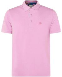 Etro - Polo Roma Printed Details - Lyst