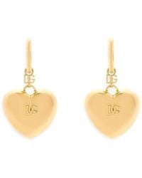 Dolce & Gabbana - Heart Charm Earrings For - Lyst