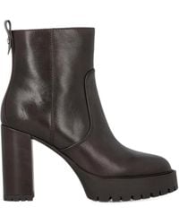 Pinko - Clara Leather Ankle Boots - Lyst
