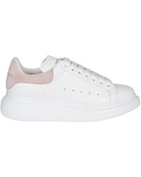 Alexander McQueen - Oversized Sole Sneakers With Pink Heel Tab - Lyst