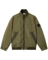 Stone Island - Wool And Nylon Bomber Jacket - Lyst