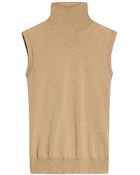 Sportmax - Ardenza Sleeveless Turtleneck Sweater - Lyst