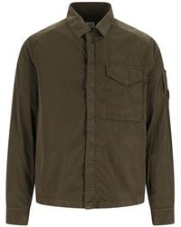 C.P. Company - Logo Shirt Jacket - Lyst