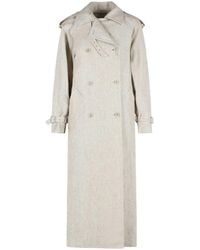 Max Mara - Double-Breasted Duster - Lyst