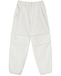 Jil Sander - Tapered Cotton Trousers - Lyst