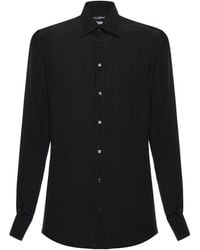 Dolce & Gabbana - Silk Crepe De Chine Shirt - Lyst