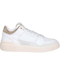 Balmain - B-court Mid Sneakers In Leather - Lyst