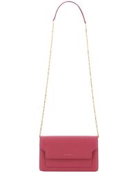 Marni - Wallet With Shoulder Strap - Lyst