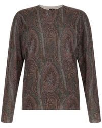 Etro - Suéter Cuello Redondo - Lyst