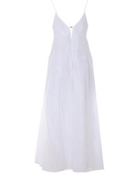 Tory Burch - Waisted Linen Dress - Lyst