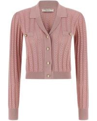 Alessandra Rich - Knit Cardigan - Lyst