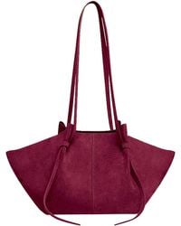 Yuzefi - Mochi Suede Shoulder Bag - Lyst
