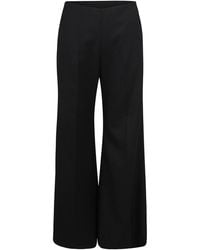 Nina Ricci - Wool Gabardine Flared Trousers - Lyst