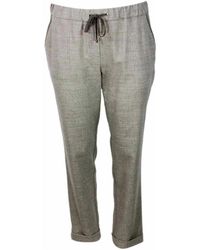 Lorena Antoniazzi - Wool Blend Pants - Lyst
