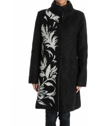 Fuzzi - Wool Blend Coat - Lyst