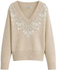 Alberta Ferretti - Pull Col Rond - Lyst