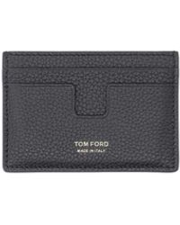 Tom Ford - Hammered Leather Card Holder - Lyst