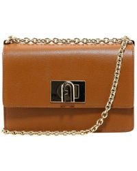 Furla - 1927 Mini Leather Satchel Bag - Lyst