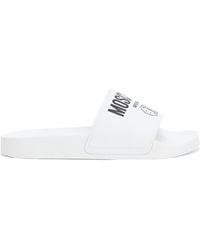 Moschino - Logo Print Slides - Lyst