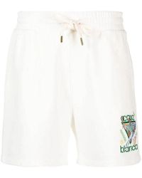 Casablanca - Le Jeu Embroidered Shorts - Lyst