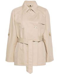 Fay - Double-Breasted Trench Coat - Lyst