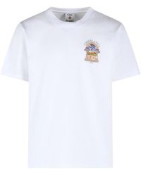 CASABLANCA - Egyptian Arch' Cotton T-Shirt - Lyst
