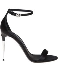 Dolce & Gabbana - Keira Sandal In Satin - Lyst
