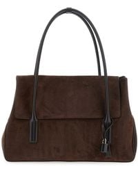 Tom Ford - Large Eclipse Suede Bag - Lyst