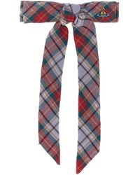 Vivienne Westwood - Rtw Tartan Hair Clip - Lyst