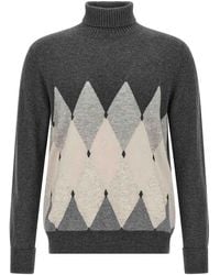 Ballantyne - Argyle Turtleneck - Lyst